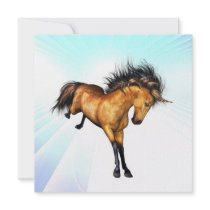 Bucking Unicorn Invitations