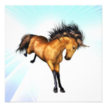 Bucking Unicorn Invitations