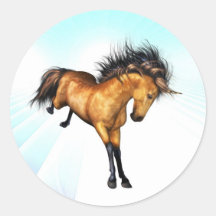 Bucking Unicorn Sticker