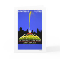 Buckingham Fountain 1939 WPA cards