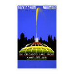 Buckingham Fountain 1939 WPA Print