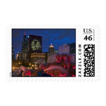 Buckingham Fountain, Chicago stamps