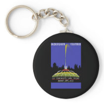 Buckingham Fountain On Chicago's Lake Front Key Chains