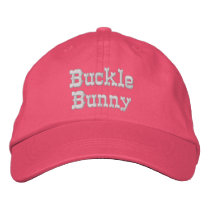 Buckle Bunny Embroidered Baseball Caps