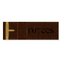 Buckle Card business cards by DJTees Buckle Card business cards