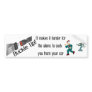 Buckle Up Bumper Sticker