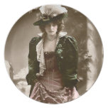 Buckles Feathers and More Dinner Plates