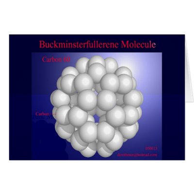 Buckminsterfullerene Molecule (card) by Derethman
