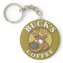 Bucks Coffee Items Key Chain