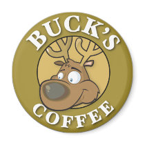 Bucks Coffee Items Refrigerator Magnet