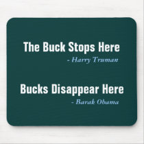 Bucks Here Mousepad mousepads