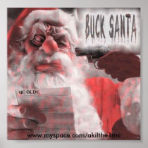 BuckSanta pic Print
