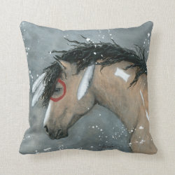 Buckskin Horse by BiHrLe Pillow