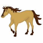 Buckskin Horse Cut Out