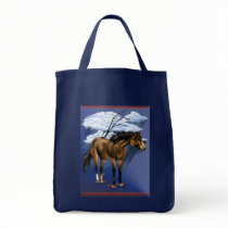 Buckskin Horse Poster Bag by Lot_O_Horses Buckskin Horse Poster Bag