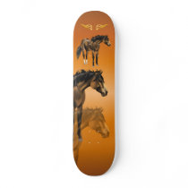 Buckskin Horse Skateboard by LotacatsSkates Buckskin Horse Skateboard
