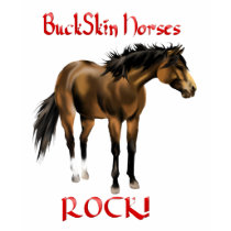BuckSkin Horses Rock  T-Shirt