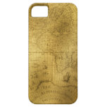 Buckskin Leather Vintage world map iPhone SE/5/5s Case