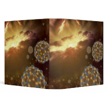Buckyballs floating in interstellar space binder