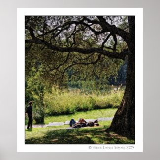 Bucolic park 001 poster