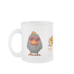 Bud Frosted Glass Mug