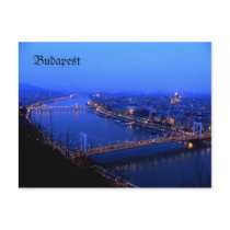 Budapest kilato, Budapest postcard  Danube