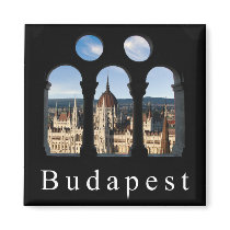 Budapest Parliament Fridge Magnet