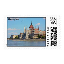 Budapest, the building of the Parliament, Budapest Stamp