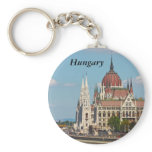 Budapest, the building of the Parliament, Hungary Keychains
