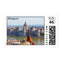 Budapest, the building of the Parliament, Hungary Postage Stamp