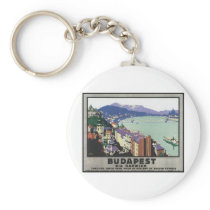 Budapest via Harwich Keychain