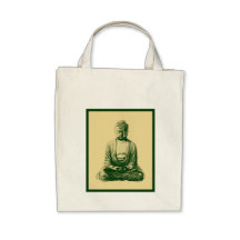 Buddah Organic Grocery Tote Bag