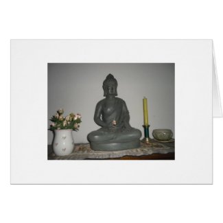Buddha Alter All Ocasion Card card