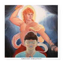 Buddha and Apollo, manifesting as Manjushri posters