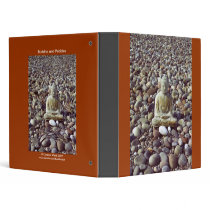 Buddha and Pebbles Binder by BuddhaArt Buddha and Pebbles Binder