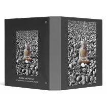 Buddha and Pebbles Binder