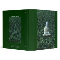 Buddha and Pebbles Binder (Green) by BuddhaArt Buddha and Pebbles Binder (Green)
