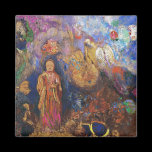 Buddha and the Flower by Odilon Redon magnets