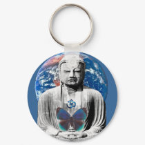 Buddha Awaits Keychain