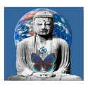 Buddha Awaits Print by Jaenne Buddha Awaits Print