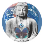 Buddha Awaits Sticker