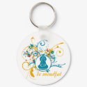 Buddha Be Mindful keychains by BuddhaGifts Buddha Be Mindful keychains