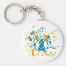 Buddha Be Mindful Keychains