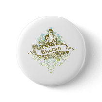 Buddha Bhutan Pinback Button