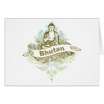 Buddha Bhutan Greeting Card
