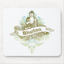 Buddha Bhutan Mouse Pad