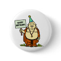 Buddha Birthday Button by TheBuddhaStore Buddha Birthday Button