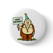 Buddha Birthday Button by TheBuddhaStore Buddha Birthday Button