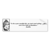 Buddha Bumper Sticker