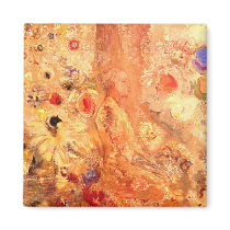 Buddha by Symbolist Painter Odilon Redon Magnets